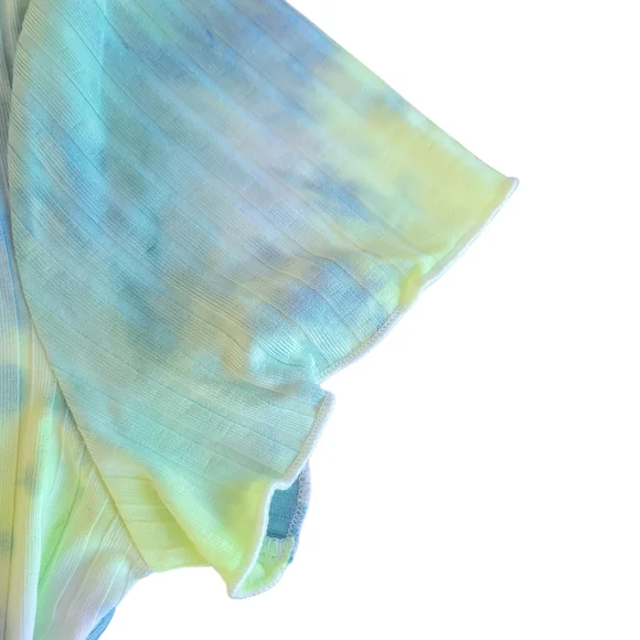 SHEIN Tie-Dye V-Neck Crop Top Size M - Picture 6 of 10